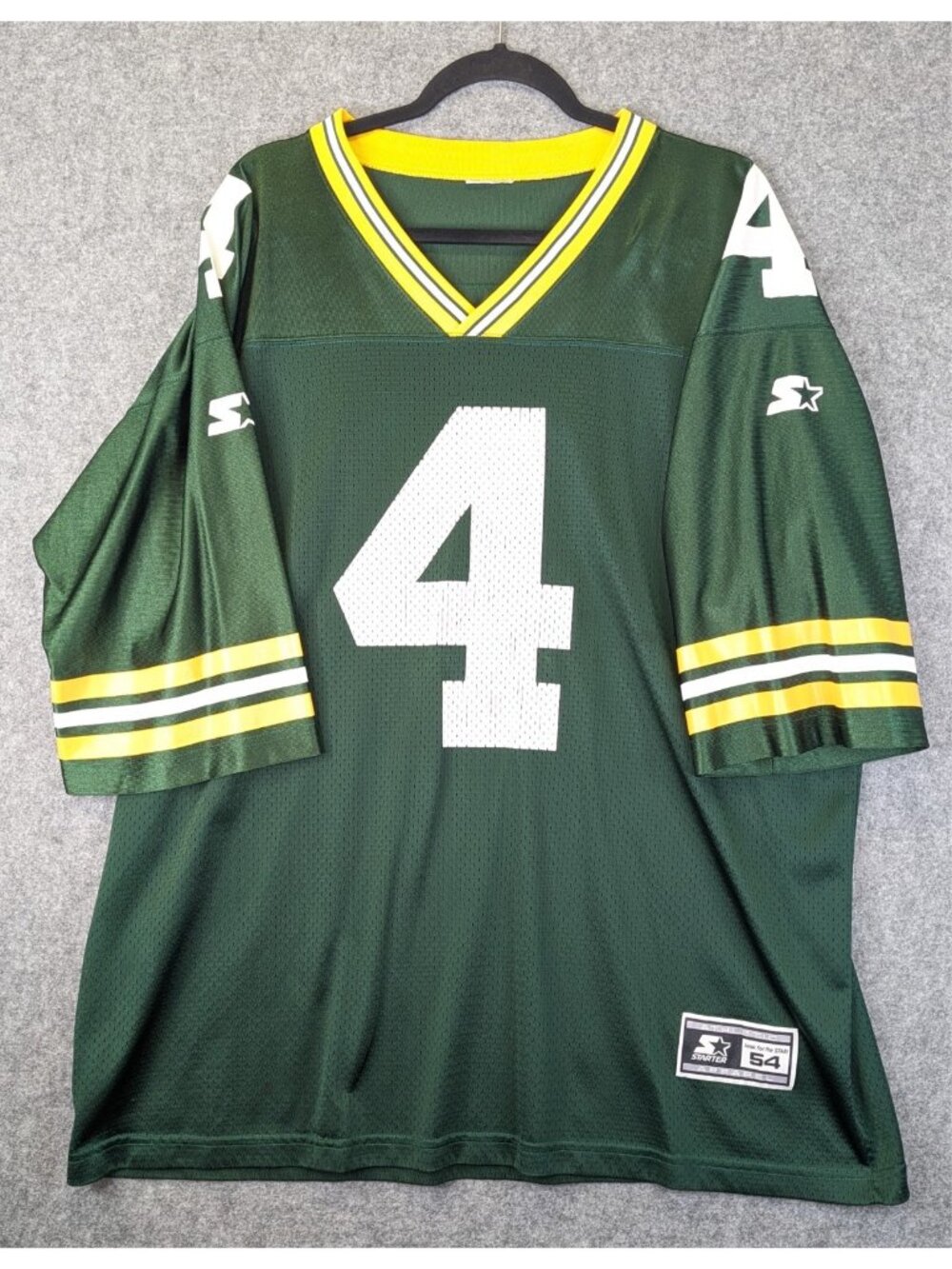 Green Bay Packers Starter Mens XXL 54 Jersey Brett Favre 4 Vintage 90s 1998 NFL